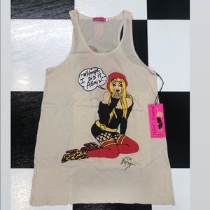 RARE BETSEY JOHNSON OOPS! GRAPHIC TEE